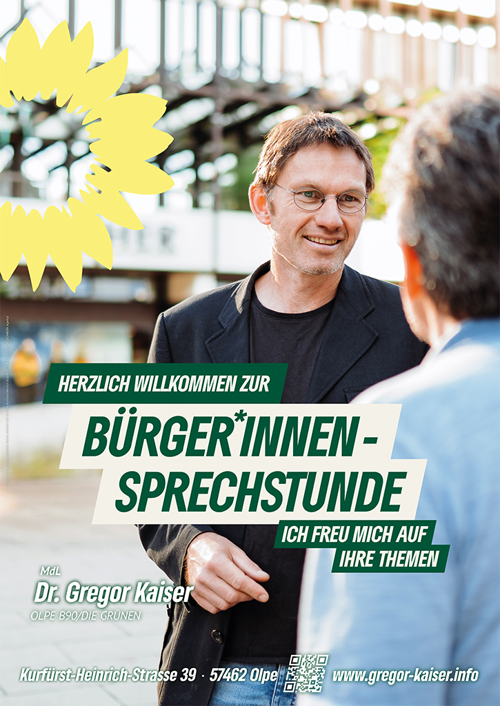 Dr. Gregor Kaiser MdL – Bürgersprechstunde am 17.10.24 – 16:00 – 18:00 Uhr