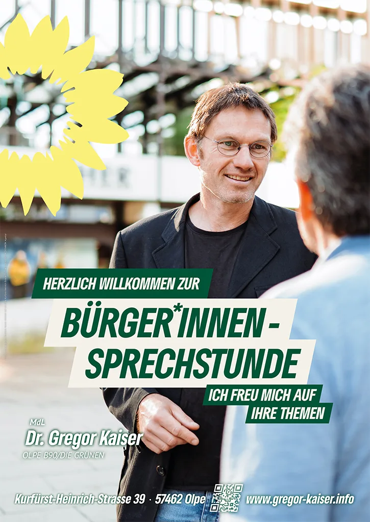 Dr. Gregor Kaiser MdL – Bürgersprechstunde am 17.10.24 – 16:00 – 18:00 Uhr