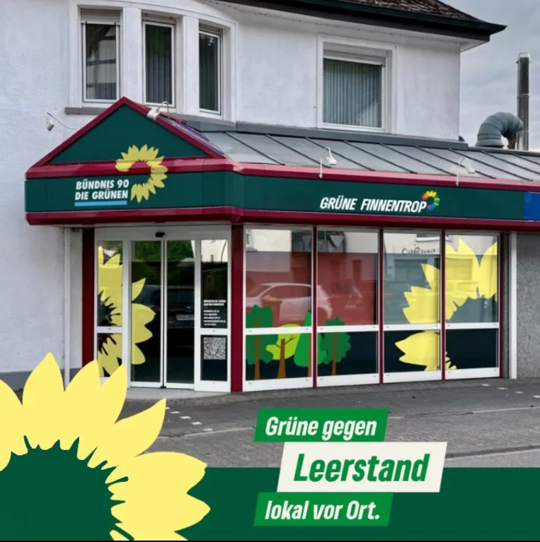 Grüne gegen Leerstand Bamenohl, ehemalige Fleischerei Steinhoff📢