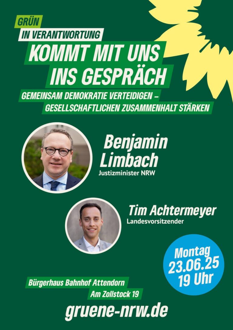 GRÜN IN VERANTWORTUNG – KOMMT MIT UNS INS GESPRÄCH