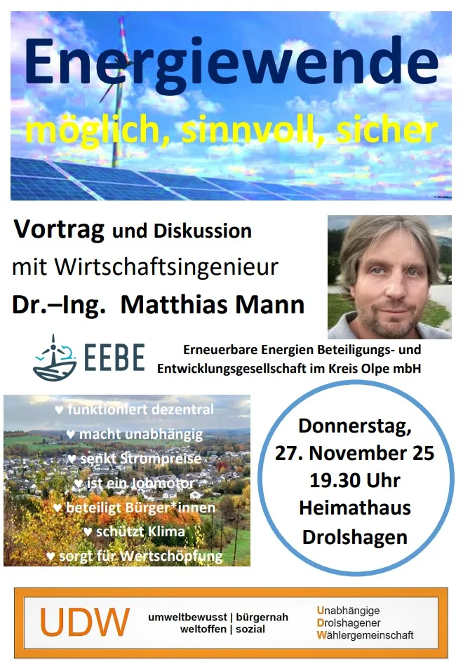 „Energiewende möglich, sinnvol sicher“